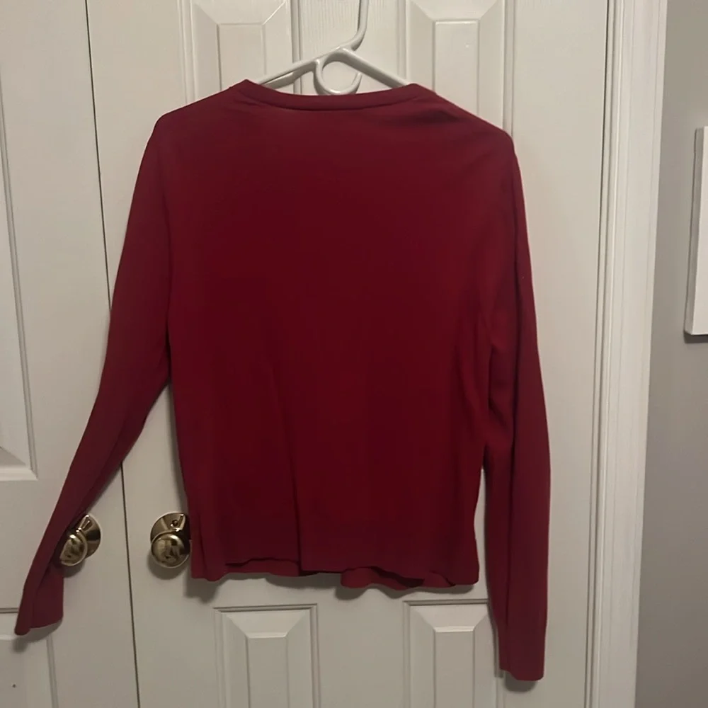 Woman’s Loft Raspberry Cardigan - Picture 2 of 2